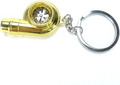 Delfino porte-clés cool manchon créatif tournant turbo turbine turbocompresseur porte-clés cadeau