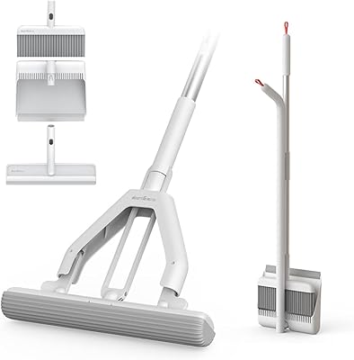 Ensemble d'outils de nettoyage de maison deerma en trois pièces comprenant un balai