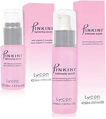 Kit nettoyant et éclaircissant pinkini - sérum et gel nettoyant éclaircissants pour la peau