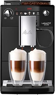 Cafetière automatique melita latitia avec moulin et fonction lait, noire f300-100, garantie 2