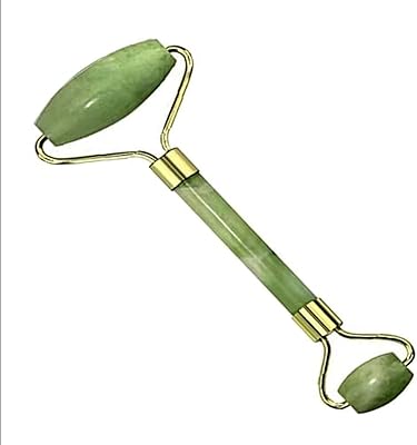 Ensemble de massage facial à rouleau vert avec grattoir gua sha vert, taille 17,5 x 8,5 cm, adapté au massage du visage et des yeux - 2 pièces. Des économies substantielles vous attendent sur Diaytar