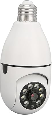 Caméra de sécurité sans fil wifi 1080p avec rotation et inclinaison à 355
