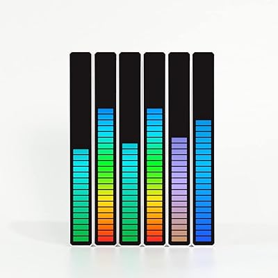 Le contrôle du son rvb moderne allume le niveau de musique de voiture
