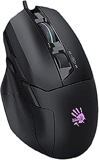Souris bloody bcc 3332-a avec effets d'éclairage rvb, capteur 10k, roue en caoutchouc