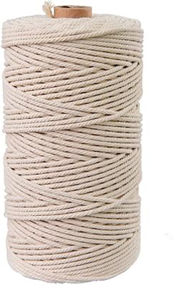 Corde en macramé naturel gzs 4 mm x 100 m, corde en macramé