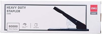 Agrafeuse robuste deli e0396 avec indice d'agrafes ergonomique faible e0396
