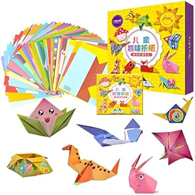 Jmd kit d'artisanat origami pour enfants papier pliant d'animaux de de ssin