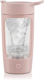 Bouteille électrique de shaker de protéines, bouteilles de mélangeur rechargeables par usb ikura