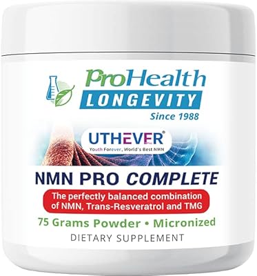 Prohealth 3-in-1 nmn pro complete formula 75g de longevity, formule 3-en-1 : nmn