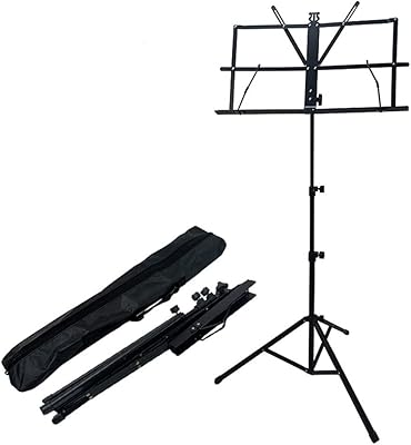 Trépied réglable pliable en alliage d'aluminium skido avec sac de transport pour instruments