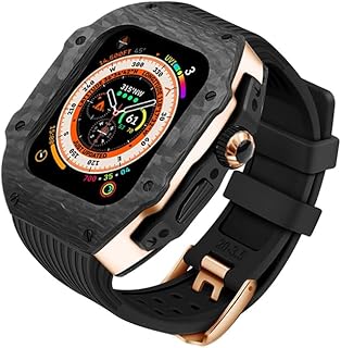 Boîtier en fibre de carbone ttuc cfaa pour apple watch ultra 49 mm