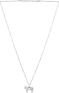 Chaîne à pendentif cheval classique en argent zafiri pearls - zpfk10587, métal