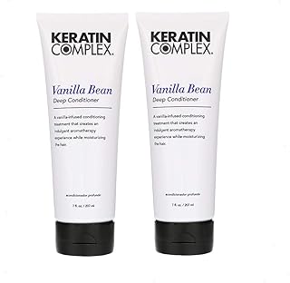 Après-shampoing à la gousse de vanille complexe à la kératine (paquet de 2)