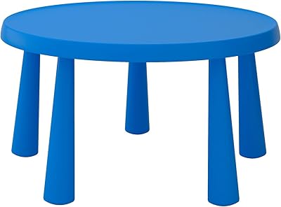 Table pour enfants ikea mammut (bleu 903.651.80, 33 1/2")