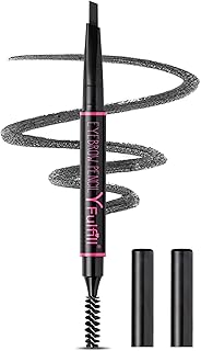 Crayon à sourcils noir imperméable y fulfill, crayon à sourcils noir pour femmes à la peau foncée. Diaytar : Des offres irrésistibles chaque jour