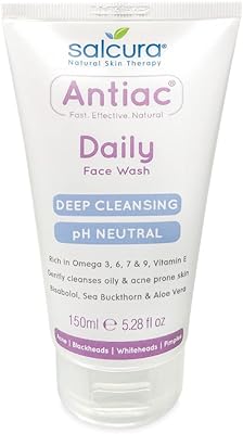Traitement naturel de la peau salcura nettoyant quotidien antiac pour le visage nettoyage