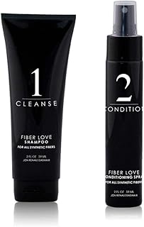 Coffret de soins capillaires synthétiques john renau (2 pièces 59 ml)