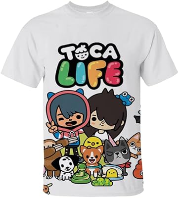 Bébé enfants - toca boca life world gym t-shirt de dessin animé 3d t-shirt enfants adolescents streetwear surdimensionné (0toca2 3t) – Photo produit Dakar Sénégal – Livraison rapide Bébé enfants - toca boca life world gym t-shirt de dessin animé 3d t-shirt enfants adolescents streetwear surdimensionné (0toca2 3t). Diaytar : Votre partenaire e-commerce au quotidien