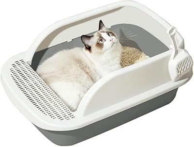 Bac à litière pour chat extra large newstyle bac ouvert avec pelle