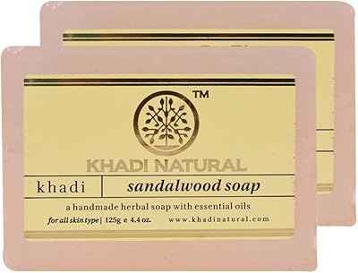 Savon naturel au bois de santal kadi, 125 g (paquet de 2)