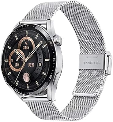 Bracelet de remplacement dado milanais compatible avec huawei watch gt3 46 mm, type