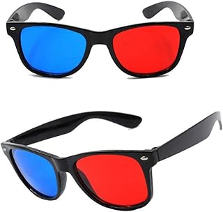 Lunettes de réalité virtuelle 3d avec un magnifique motif animalier en rouge