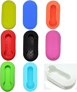 Couvercle de protection en silicone pour clé télécommande fiat 500 (rose)