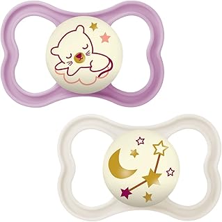 Sucette mam air night pour 12 mois et plus (paquet de 2)