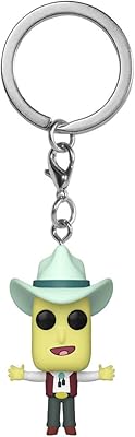 Figurines de poche funko pop. porte-clés : ricky et morty - figurine