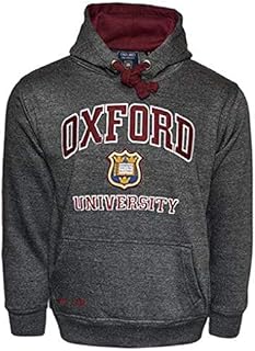 Sweat à capuche unisexe sous licence oxford university ou129 charcoal