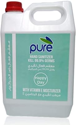 Désinfectant pour les mains en gel pur 5l certifié dm à 99,999 %