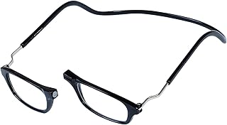 Lunettes de lecture en plastique magnétique 25" noires