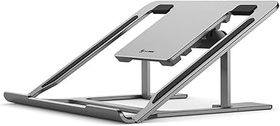 Support portable réglable alogic pour ordinateur portable fabriqué en alliage d'aluminium et poignée