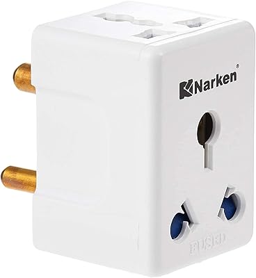 Adaptateur multifonction narken tc 1 pièce paquet 1-3 prises fiche 3 broches