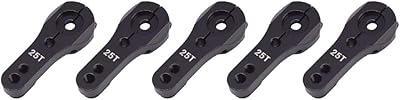 Xjl 5 pièces 35mm 25tm3 demi-bras de direction servo en métal pour pièces