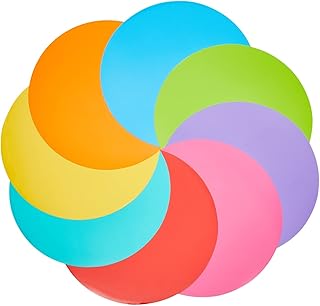 Paquet de 24 points de bureau effaçables à sec, cercles à décoller