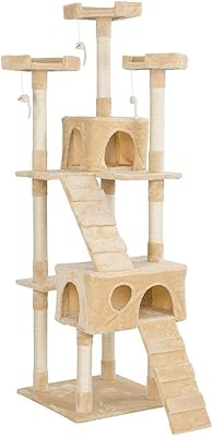 Arbre à chat à plusieurs niveaux, tour d'activité pour chats de 170 cm