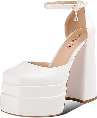 Chaussures compensées pour femmes, chaussures à talons hauts en cuir verni à enfiler