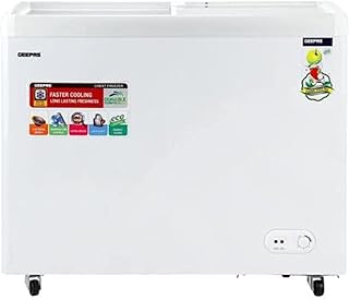 Congélateur coffre geepas gcf3523sg | capacité de stockage : 360