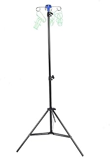 Support de sac d'égouttement, 4 supports de perfusion iv pliables robustes