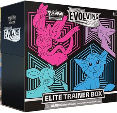 Boîte d'entraînement pokémon sas7 evolving skies elite bleu multi