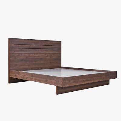 Lit king home box avec pied de lit flottant de patara, taille 120