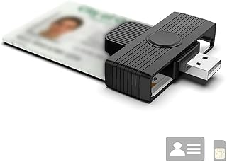 Lecteur de carte à puce usb, lecteur de carte à puce cac portable
