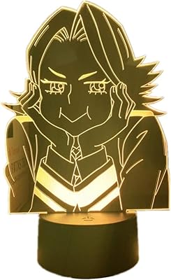 Lampe tactile colorée à distance 3d anime yuga aoyama lampe chambre d'enfant décorative
