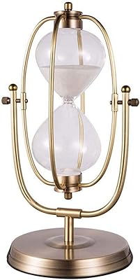 Sablier pliable à 360 degrés skido, sablier vintage de 30 minutes, sablier