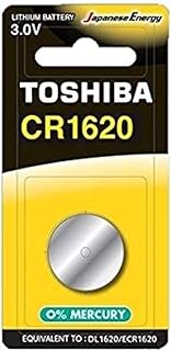 Batterie au lithium toshiba cr1620, pile bouton 3,0 v