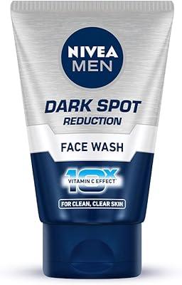 Nettoyant visage nivea pour hommes, réduit les taches brunes, pour une peau propre