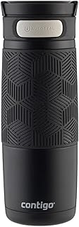 Tasse de voyage anti-fuite contigo transit, tasse thermique en acier inoxydable, tasse isolée