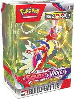 Pokémon tcg : boîte de construction et de combat écarlate et violet