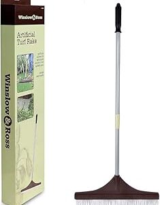 Balai à gazon artificiel winslow & ross avec manche télescopique en acier pour enlever les poils d'animaux du gazon artificiel. Diaytar : Votre destination shopping préférée au Sénégal
